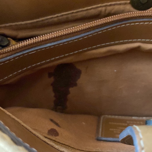 Fossil Woven Purse & Fossil small leather tan wallet. GUC gently used - Picture 10 of 13